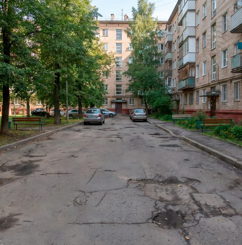 Асфальтирование двора в Калуге